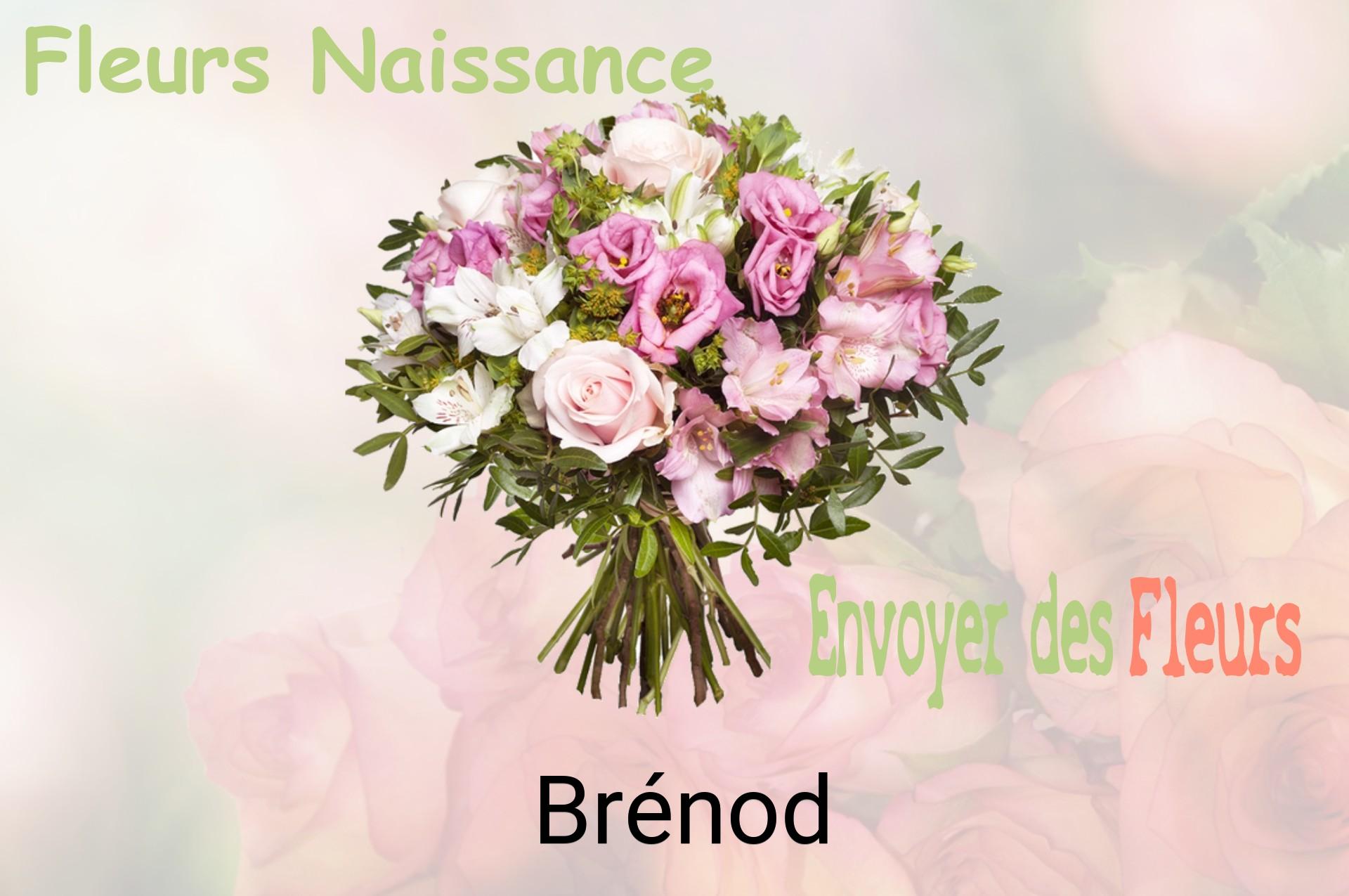 Bouquet de fleurs de naissance livré à Brénod